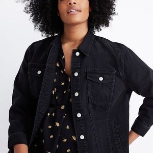 Madewell The Oversized Jean Jacket in Lunar Wash